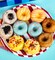 Party Time Mini Donut Ferris Wheel - Sweet Treats Included, 8pcs